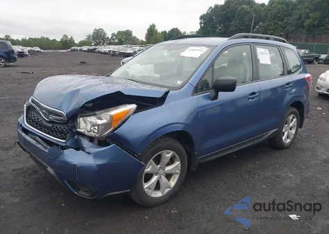 2015 Subaru Forester 2.5I from USA, damaged, VIN JF2SJABCXFH828684